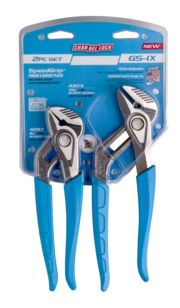 2 Pc. Speedgrip Tongue & Groove Pliers Set CNL-GS-1X Brand New!