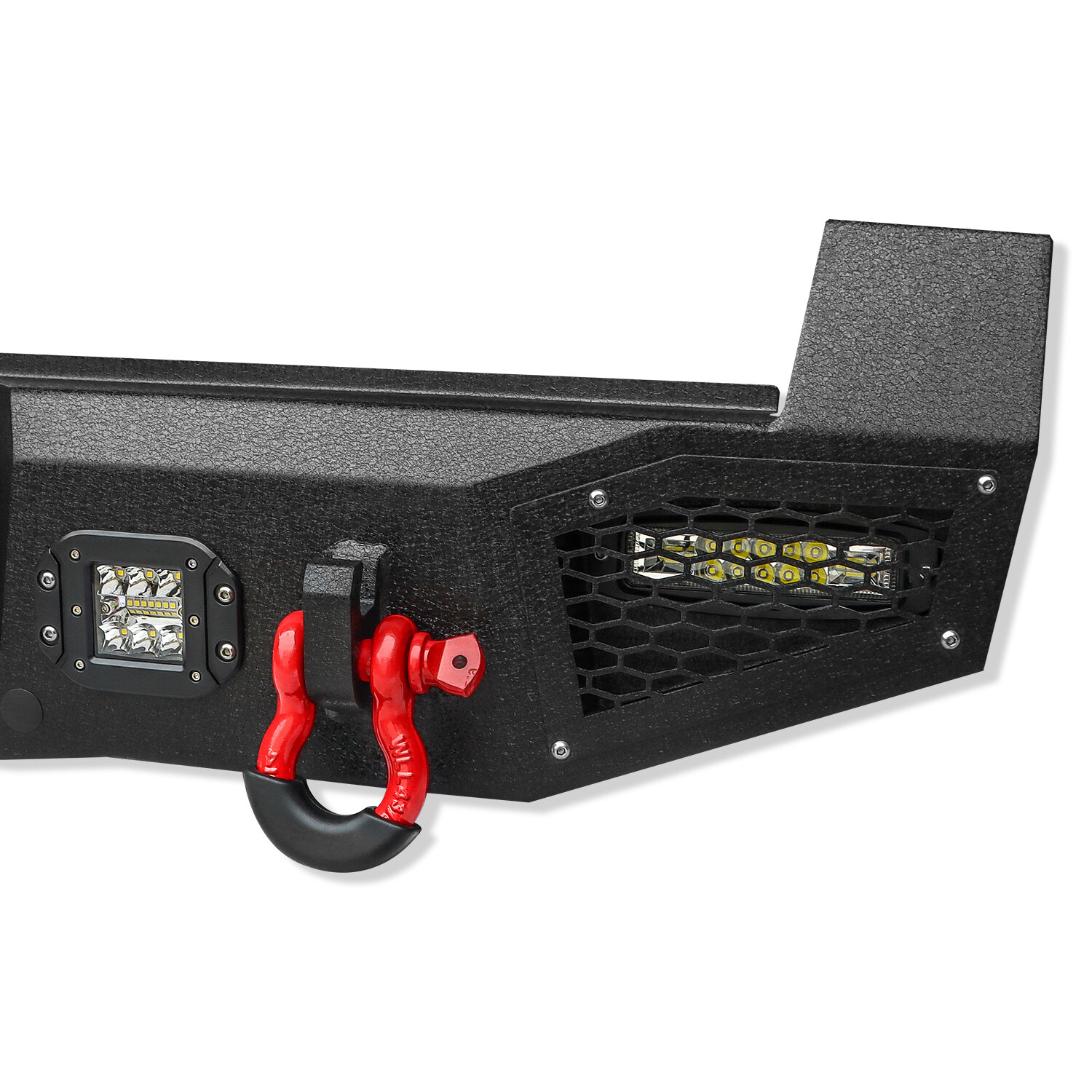 Aaiwa For 2016-2023 Toyota Tacoma Stubby Front Rear Bumper w/ Winch Plate&Lights