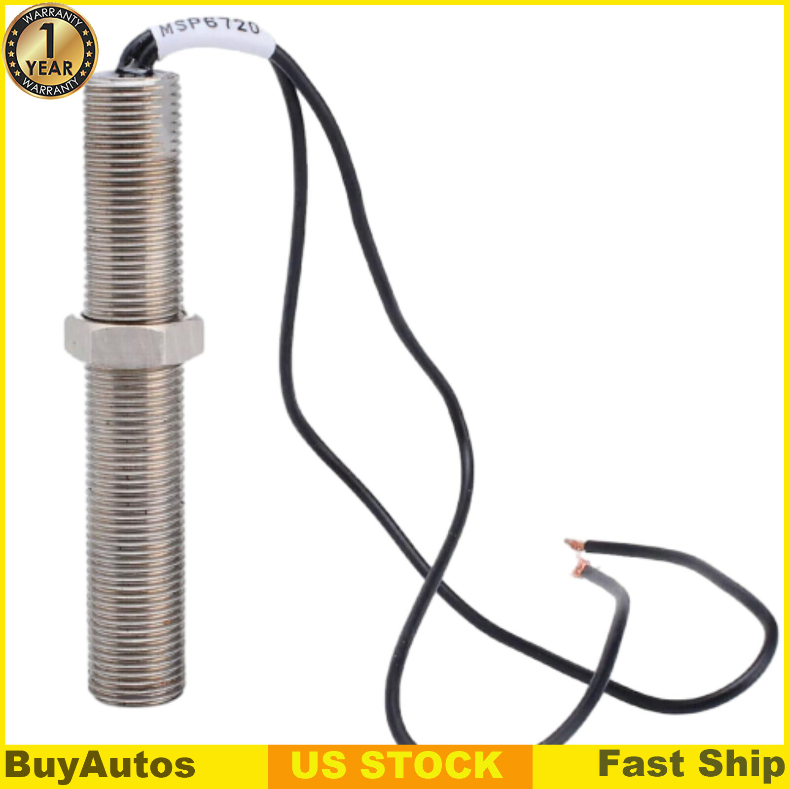 Magnetic Speed Pickup Sensor MSP6720 5/8-18 UNF-2A