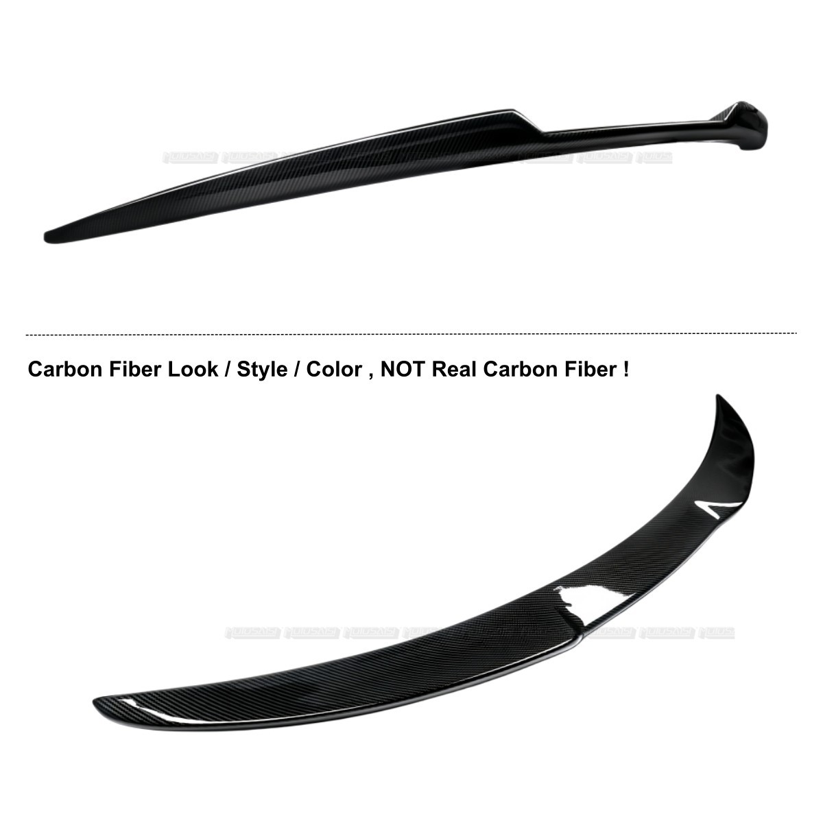 For 2017-2025 Alfa Romeo Giulia “Carbon Fiber Style” V Sport Style Trunk Spoiler