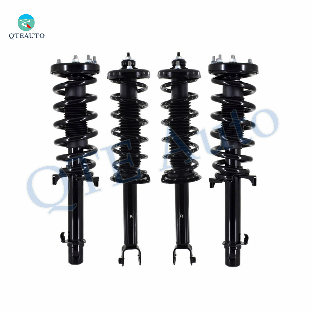 Set 4 Front-Rear Quick Complete Strut-Coil Spring For 2009-2014 Acura Tl FWD V6