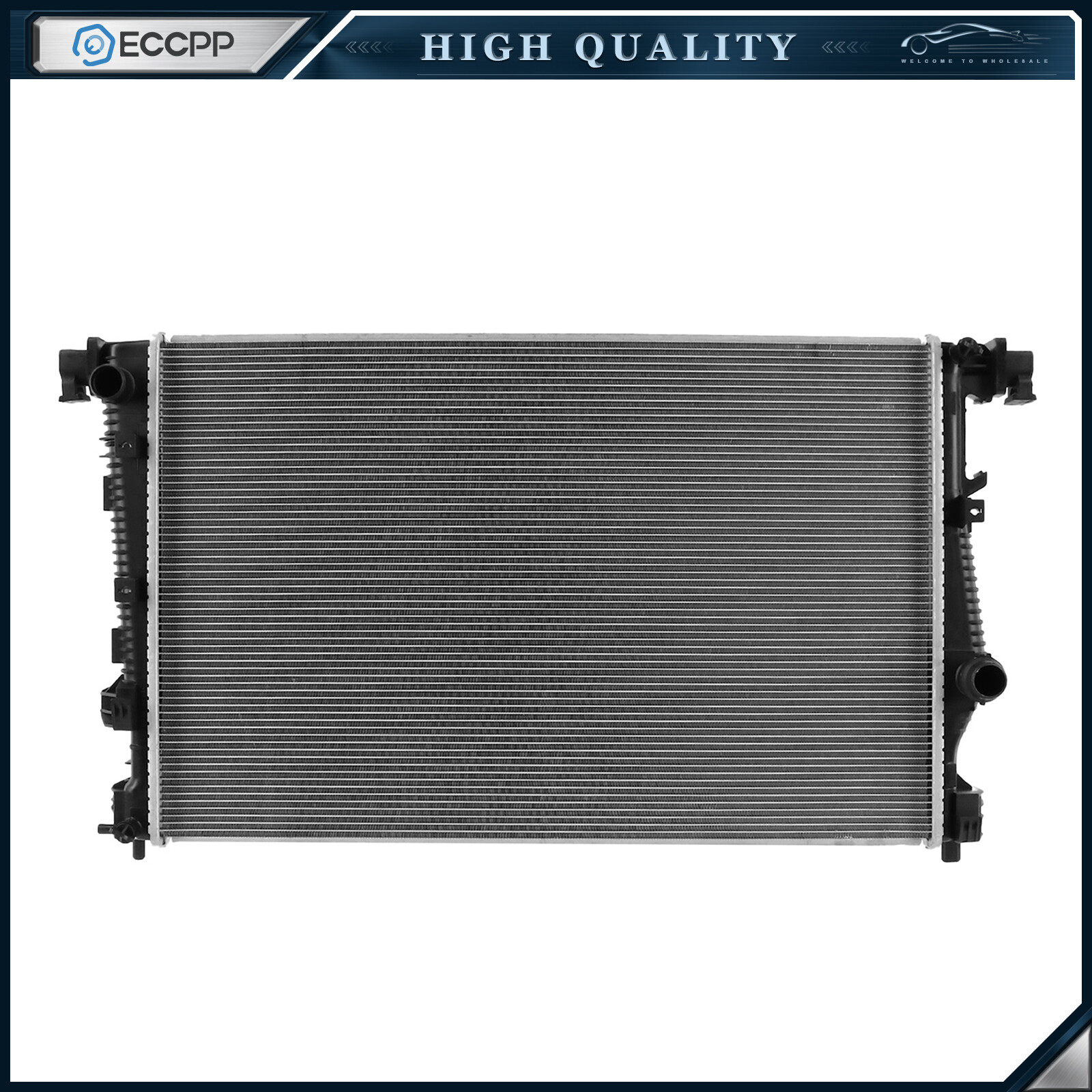 Aluminum Radiator For 2014 2015 2016 2017 2018 Jeep Cherokee for 13401 radiator
