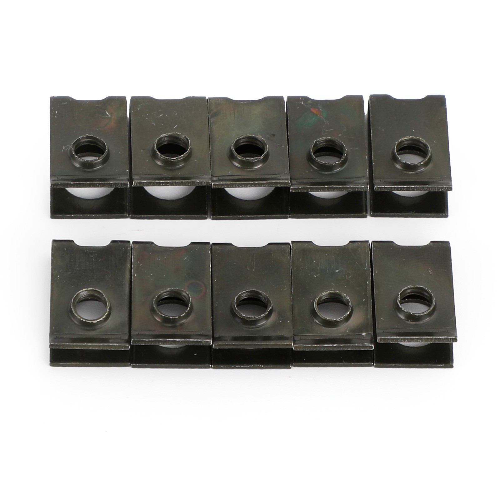 M5 5MM THREAD ZINC PLATED SPRING SPIRE C CLIPS U NUTS SPEEDCLIPS CHIMNEY QTY 10#