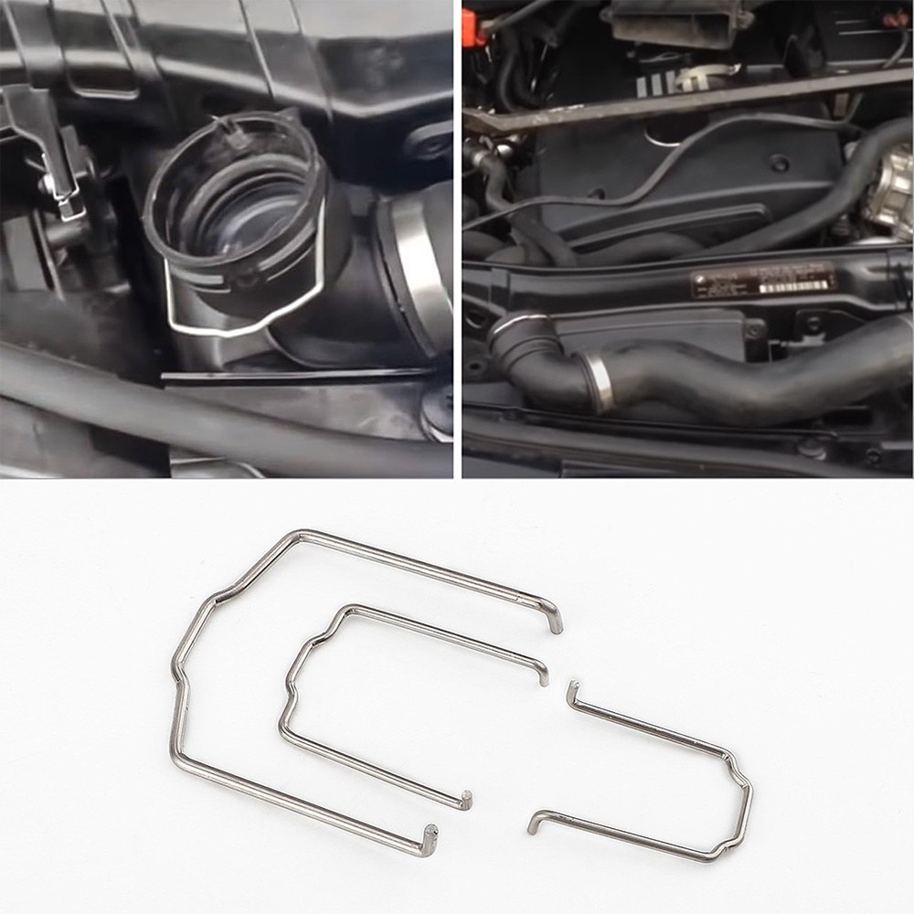 3pcs for Radiator Hose Retaining Spring Clip Clamp 0.82in 1.06in 1.81in U Shape