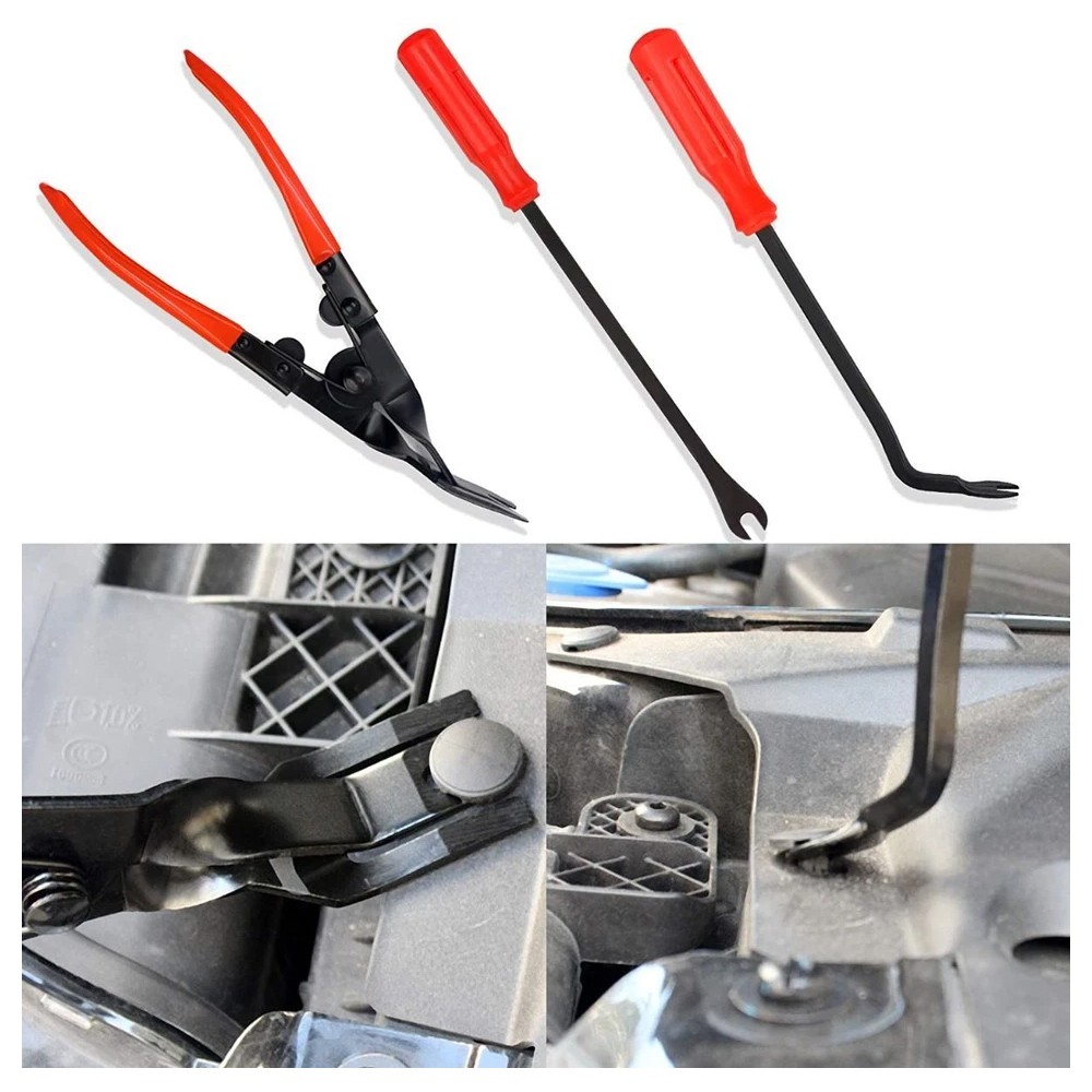 200Pcs Car Interior Trim Removal Tool Kit Clip Panel Pry Set for Auto Door