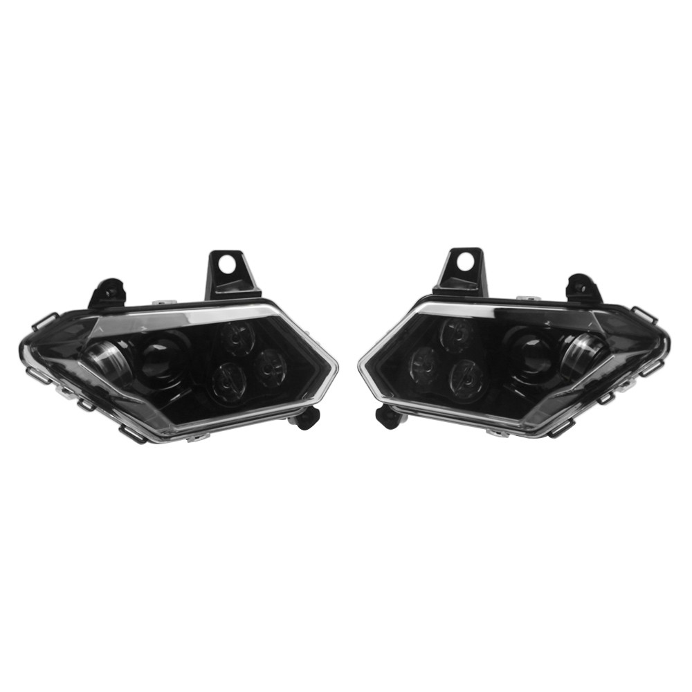 1Pair LED Headlight Headlamp Assembly for Can Am Maverick X3 XDS XRS Max Turbo R