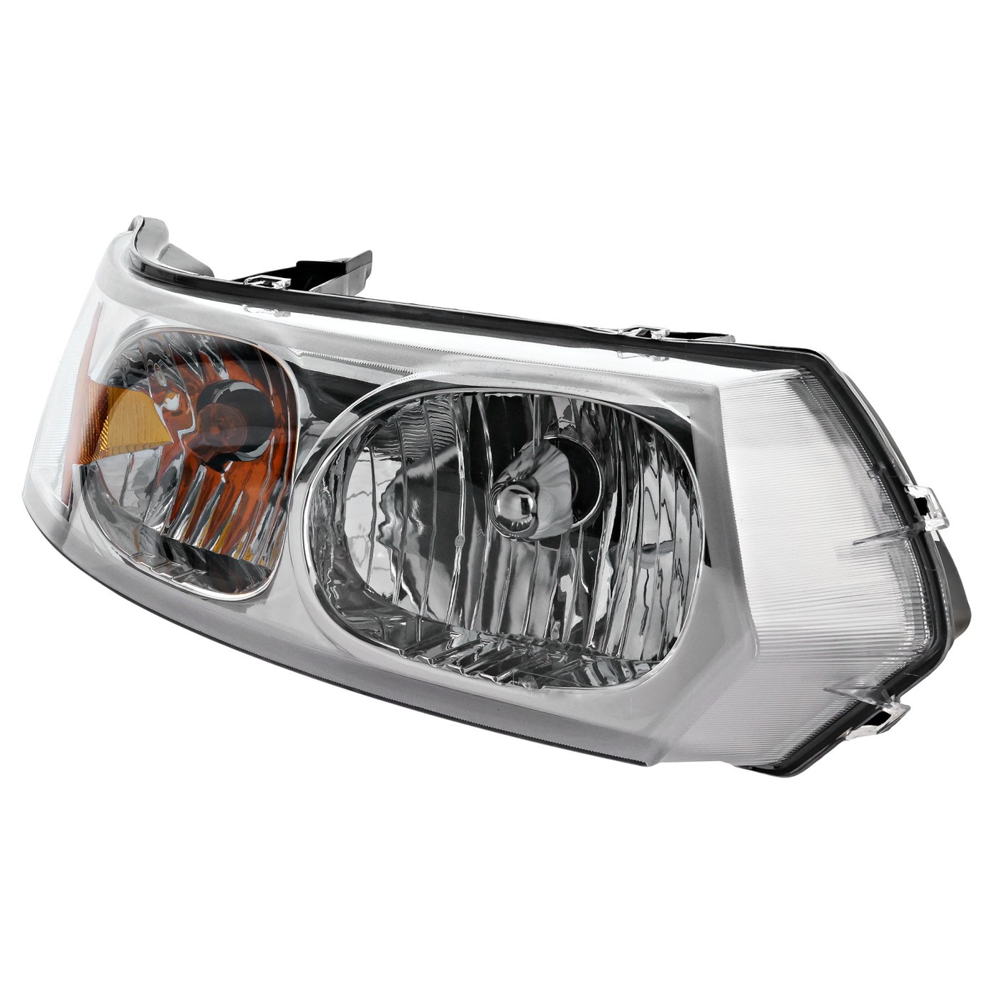 Headlight Assembly Set For 2003-2007 Saturn Ion Left and Right Sedan With Bulb