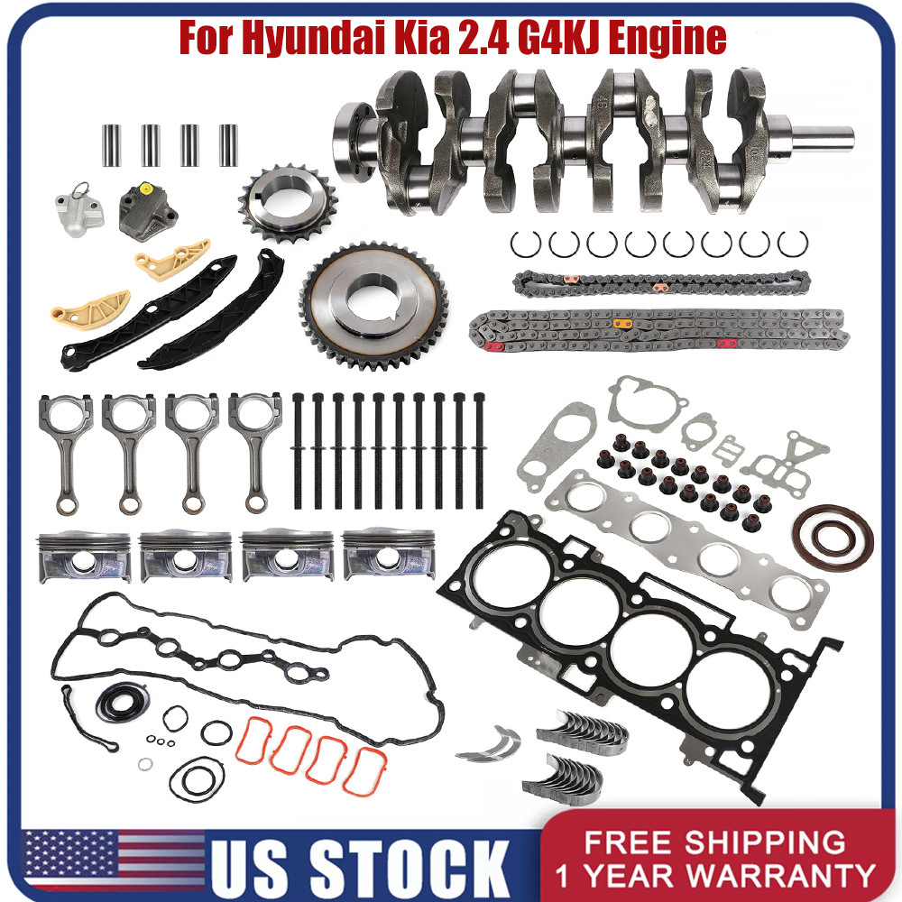 G4KJ Engine Rebuild Overhaul Kit – Crankshaft / Con Rods For 2.4L HYUNDAI KIA