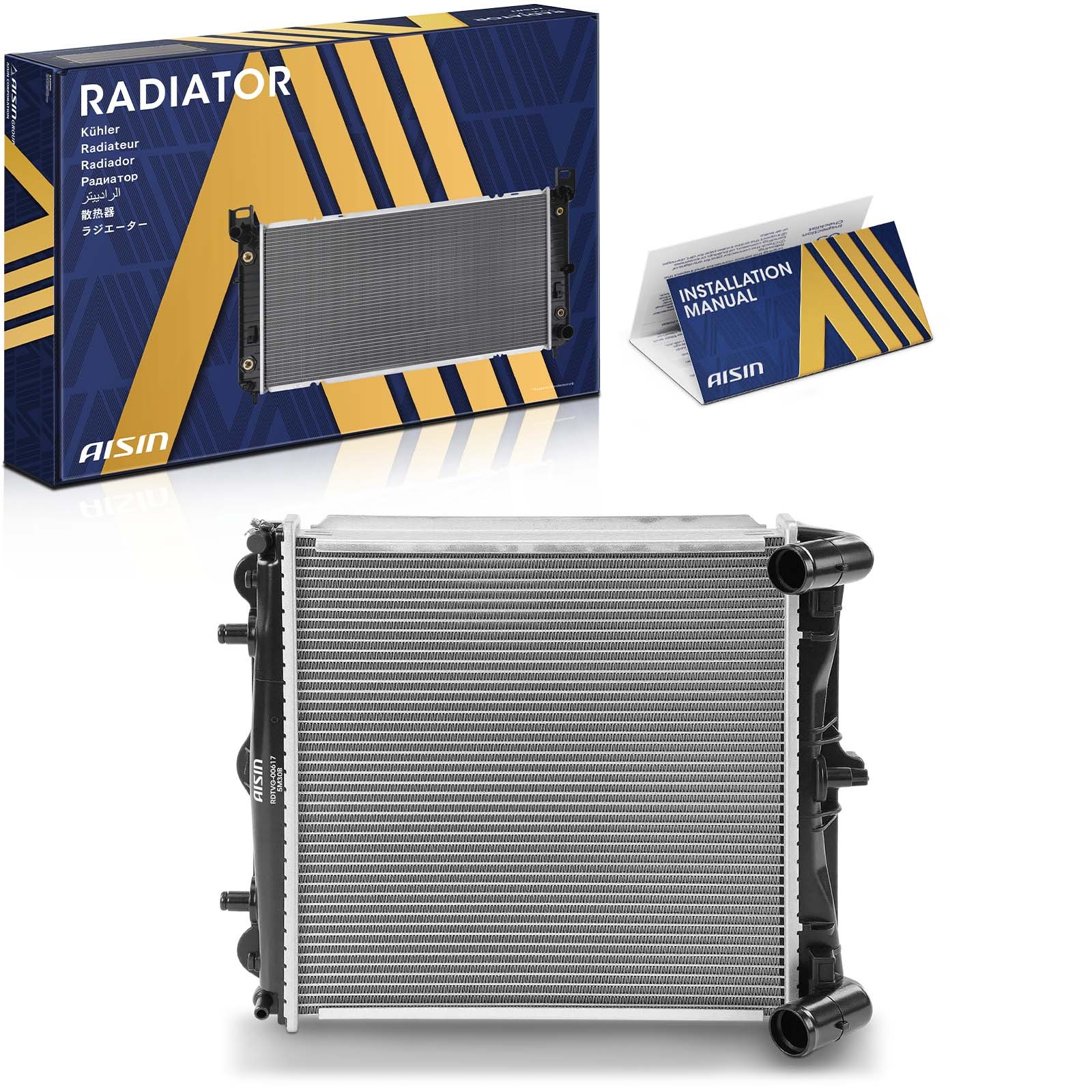 AISIN RDTVG-00617 Radiator for Porsche Boxster 911 1997-2005