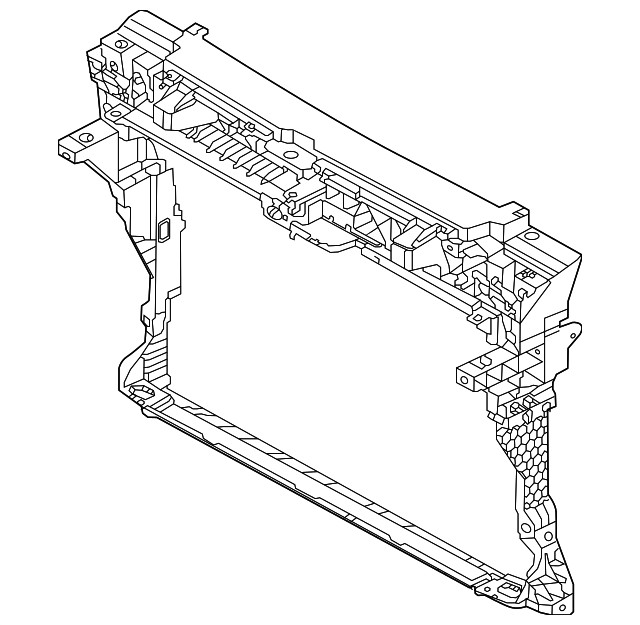 Genuine Volkswagen Radiator Support Panel 3CM-805-588-C