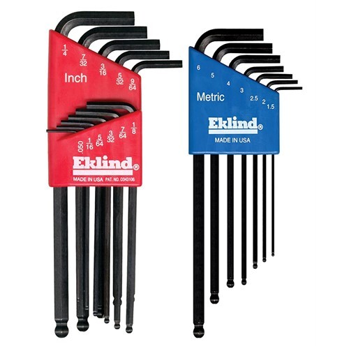 HEX KEY SET 18 PC BALL END 13211/13607 COMBO EKL13218 Brand New!