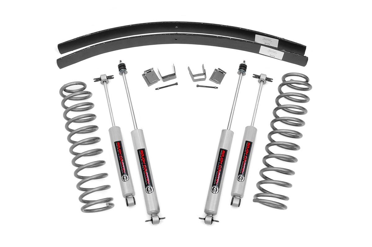 Rough Country 3″ Lift Kit for 1984-2001 Jeep Cherokee XJ 2WD/4WD – 670N2