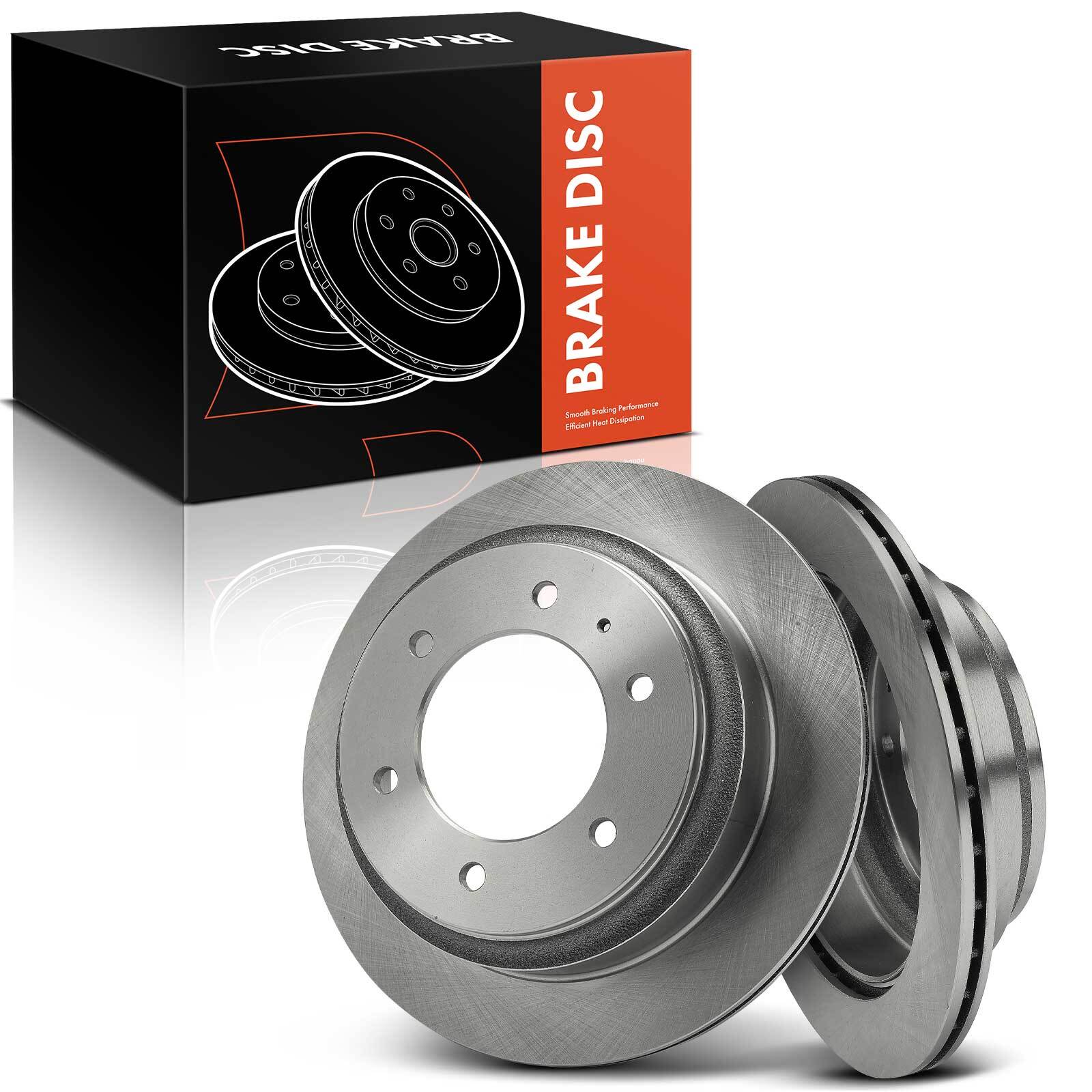 2Pcs New Disc Brake Rotors for Honda Passport 94-02 Acura SLX 96-99 Isuzu Rear