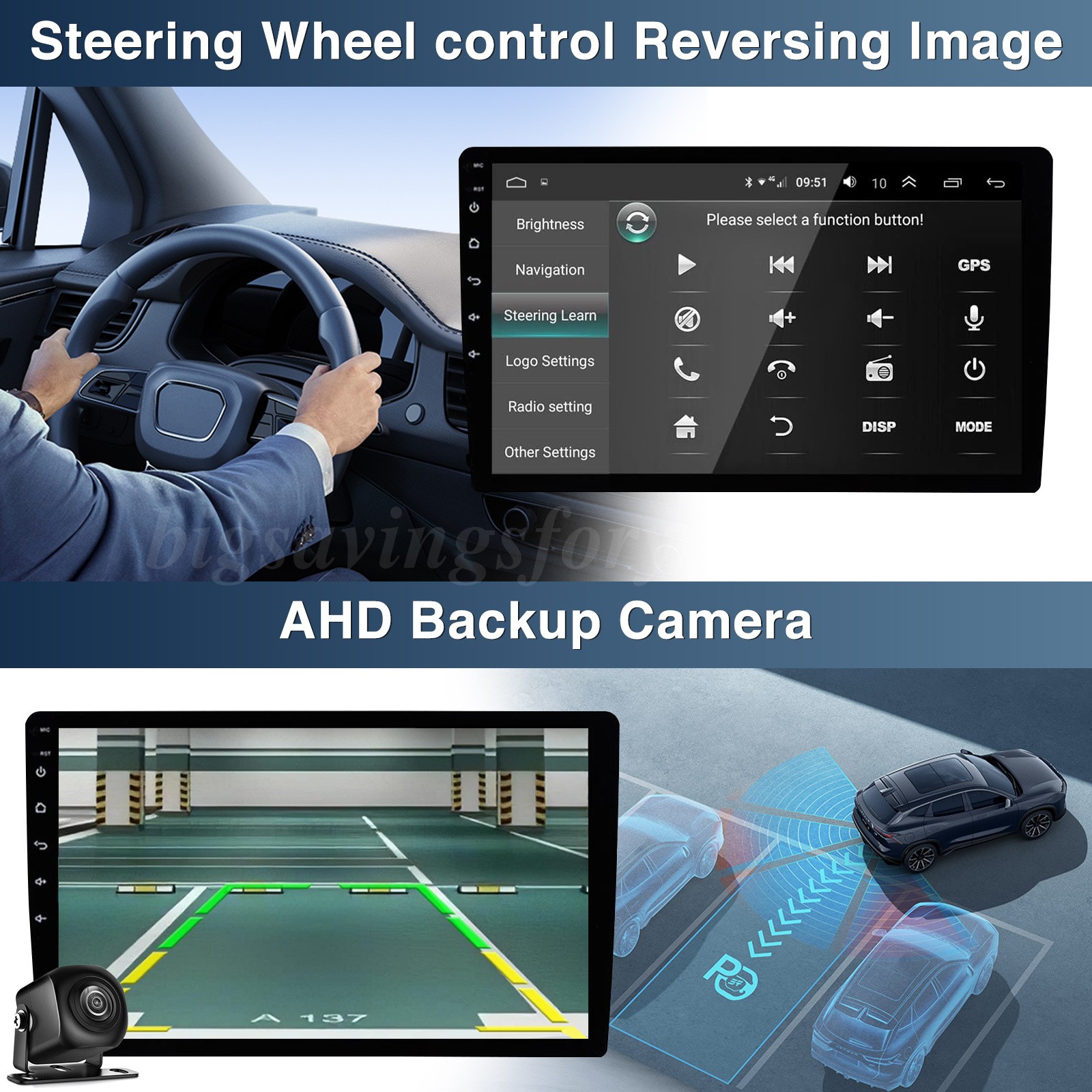 For 2012-2014 Toyota Camry Android 16 Apple Carplay Car Stereo Radio 2+64GB GPS