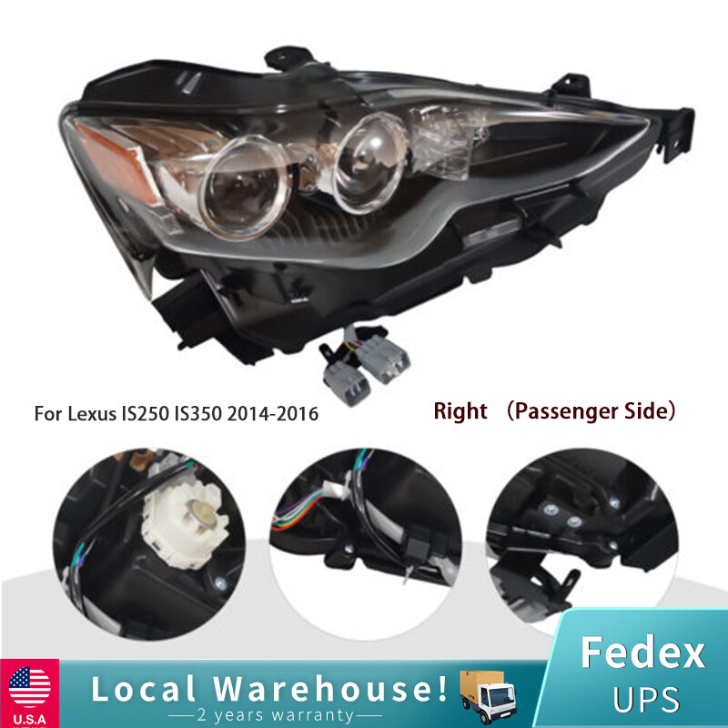 For 2014-2016 Lexus IS350 IS250 2/ 4Door Right Headlight Passenger Side Headlamp