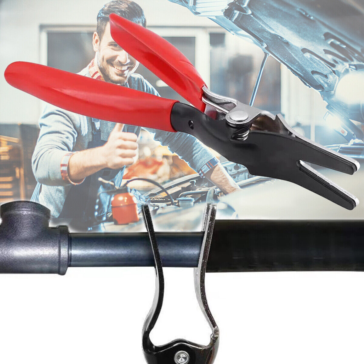 2PC Hose Remover Pliers Angled Car Truck Auto Fuel Vacuum Line Tube Separator