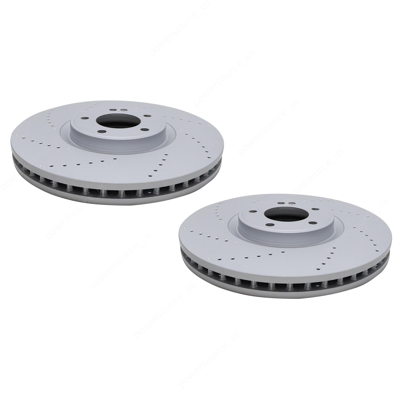 2Pcs Front Brake Discs Rotors 4634210500 Fit For Mercedes Benz G63 463 2019-23