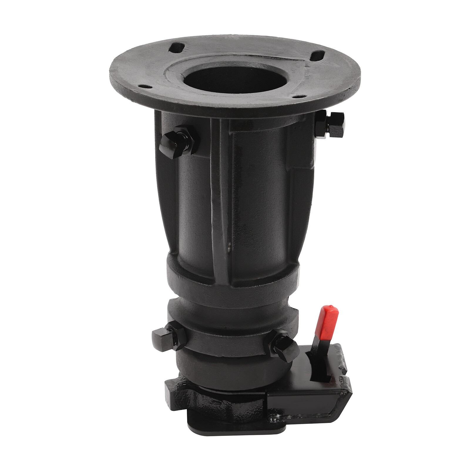 Black Fifth Wheel Camper RV Adapter Hitch to Gooseneck 12″ ~ 16″ Adjustable NEW