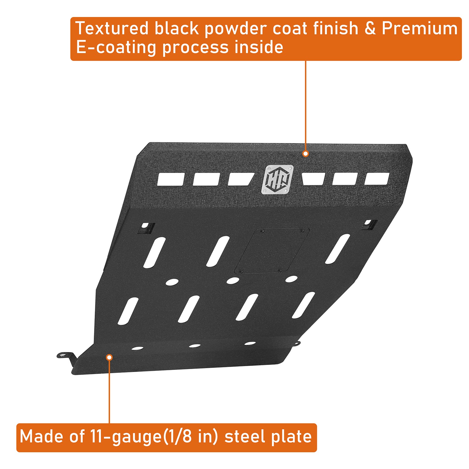 Steel Front Engine Skid Plate Guard Protection Fit Cayenne 955 957 958 2003-2018
