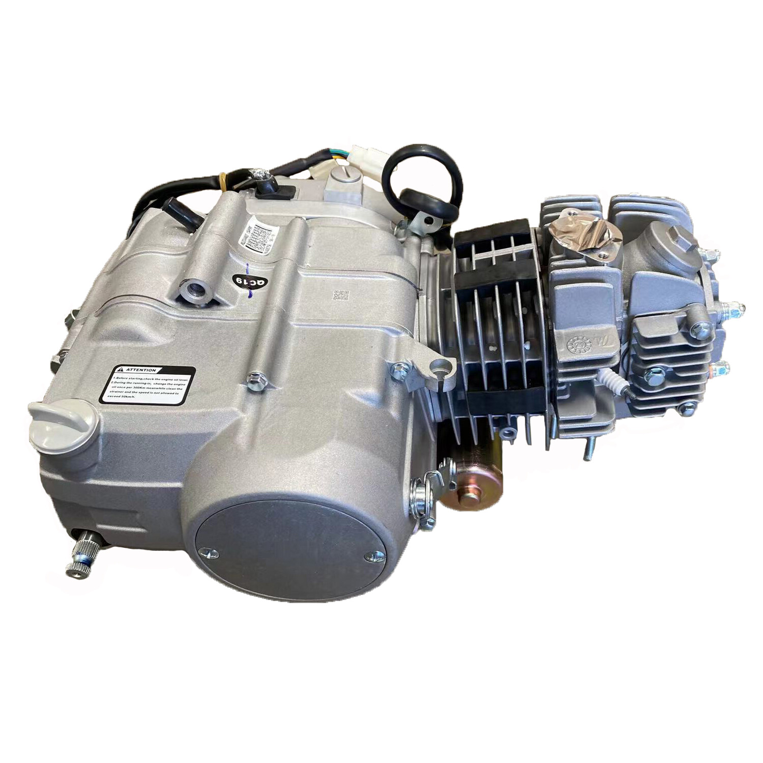 125cc Engine Motor with Manual Clutch Electric Kick Start for Dirt Bike Pit Bike