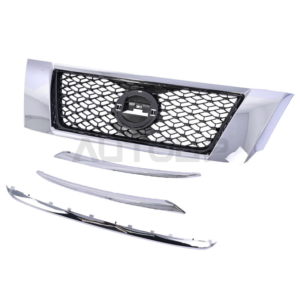 Fits 2013-2016 Nissan Pathfinder Grille Assembly + Chrome Moldings
