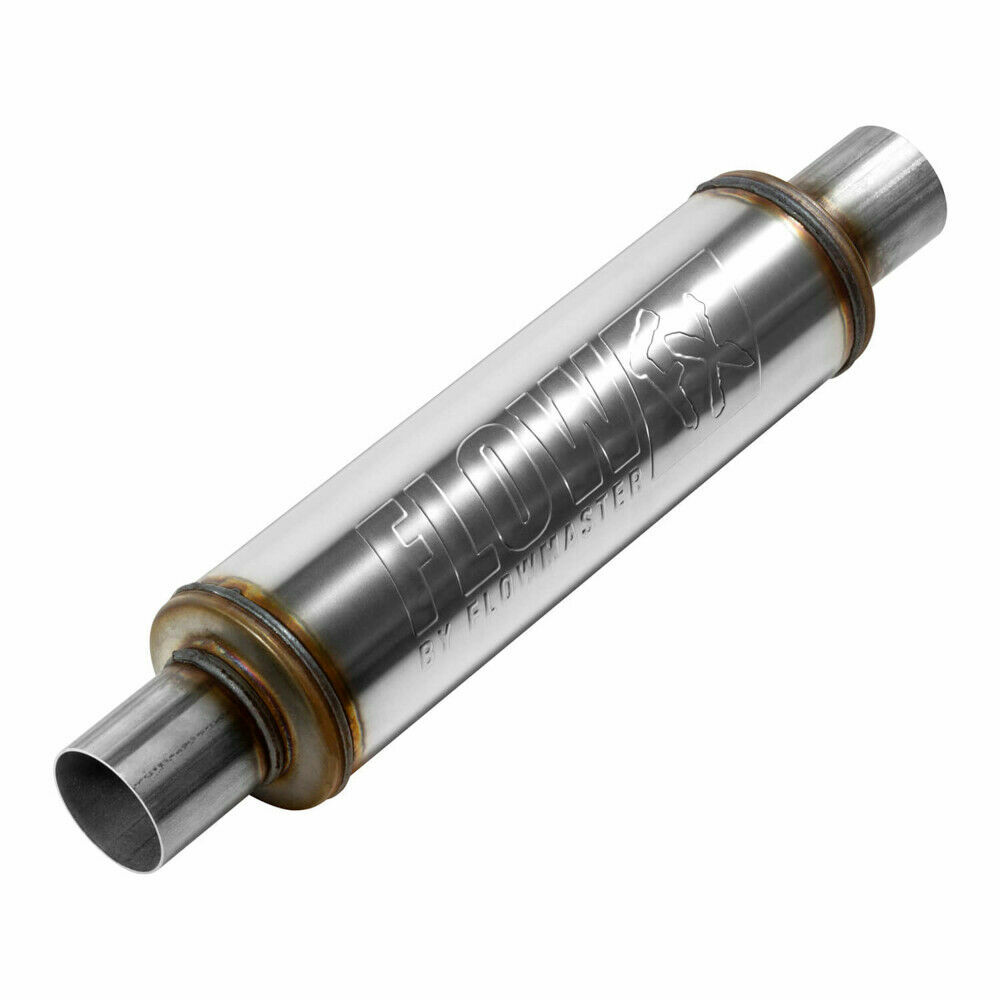 Flowmaster Flowmaster FlowFX Muffler – 2.25 In/Out – Round Body – Moderate Sound