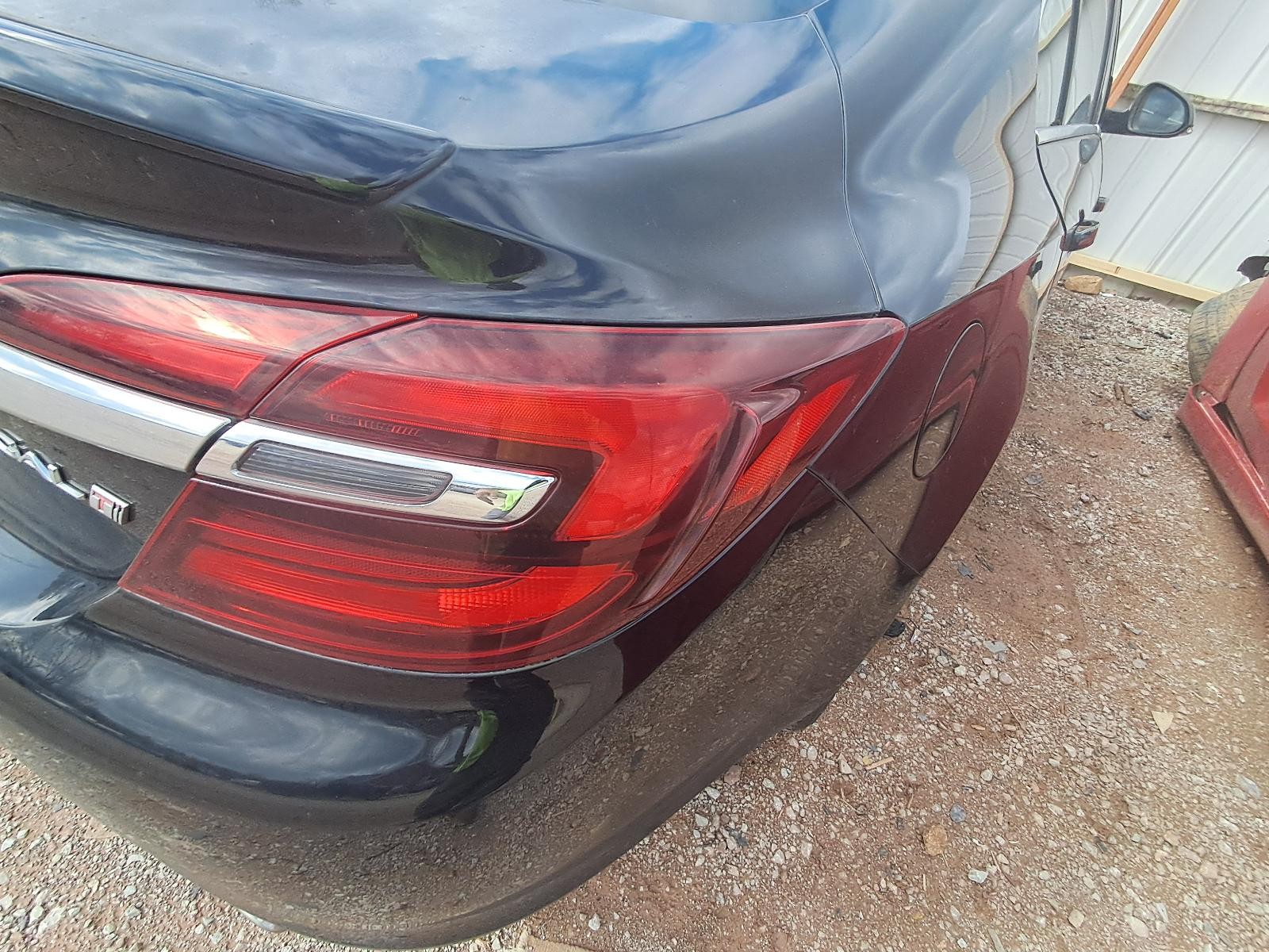 Used Right Tail Light Assembly fits: 2017 Buick Regal quarter panel mounted w/o