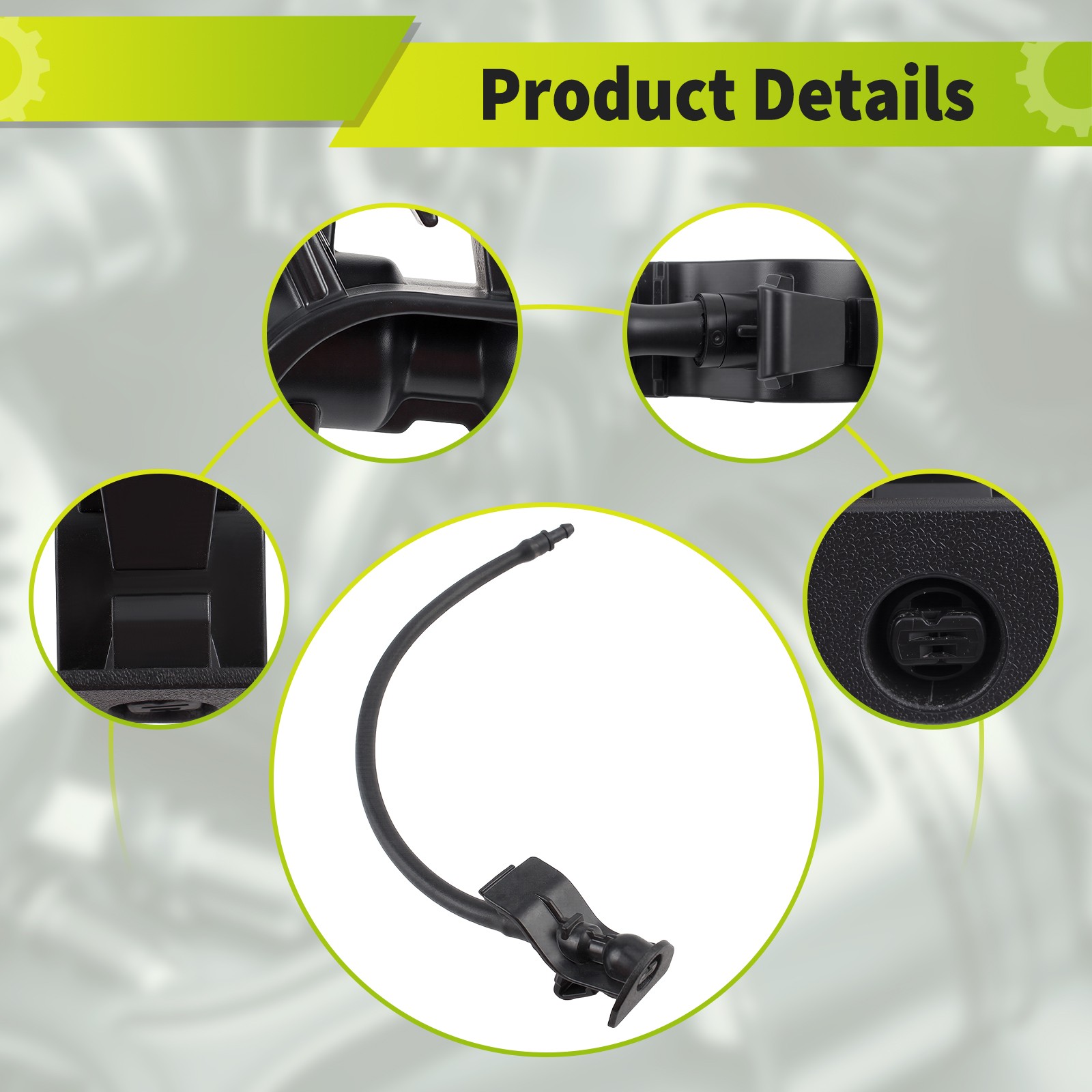 2pcs for Ford Mustang 2010-2014 Windshield Wiper Washer Nozzle Sprayer Jets NEW