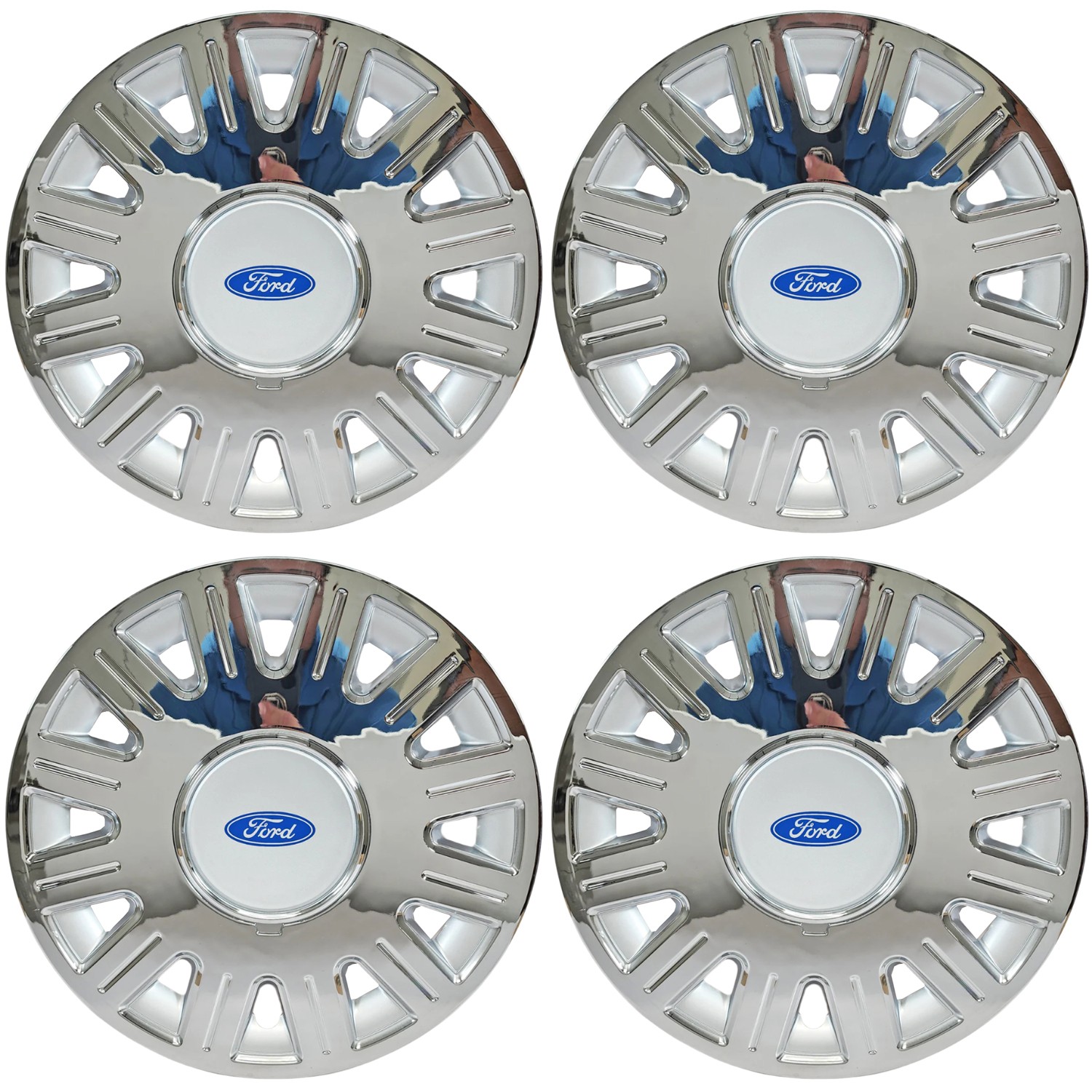 2003-2008 Ford Crown Victoria 412-16CN 16″ Chrome Hubcaps Wheel Covers WITH LOGO