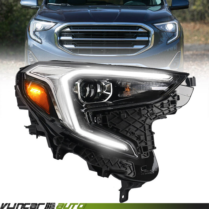 For 2018-2021 GMC Terrain HID/Xenon LED DRL Projector Headlight Passenger RH