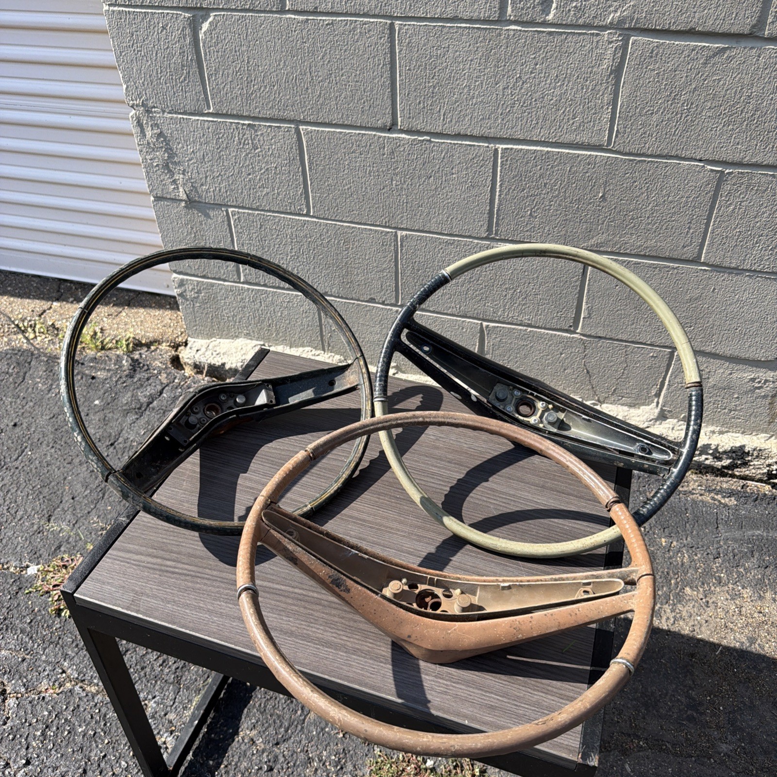 Lot Of 3 Buick Riviera Steering Wheels. As Shown!!