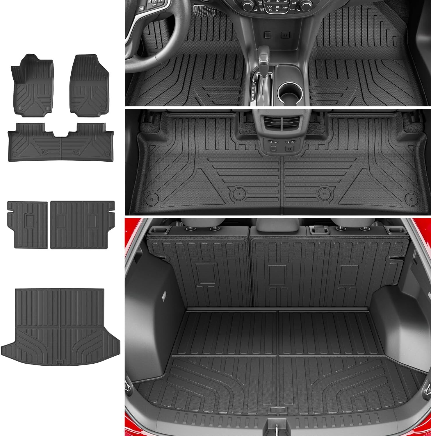 Floor Mats Cargo Mat Trunk Liner For 2025 2026 Chevy Equinox GMC Terrain No EV