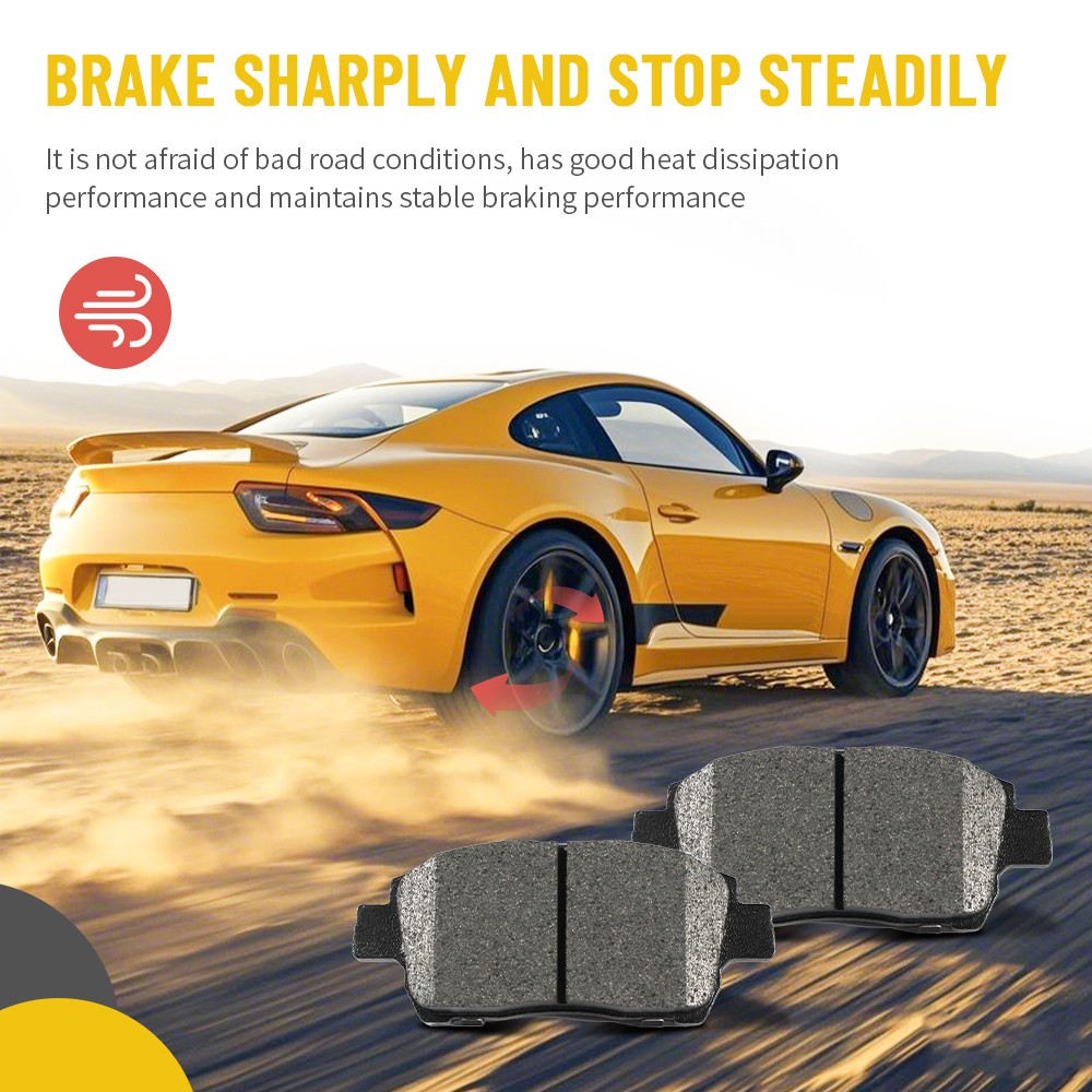 Rear Ceramic Brake Pad Set For Mitsubishi Eclipse Cross Outlander Outlander PHEV