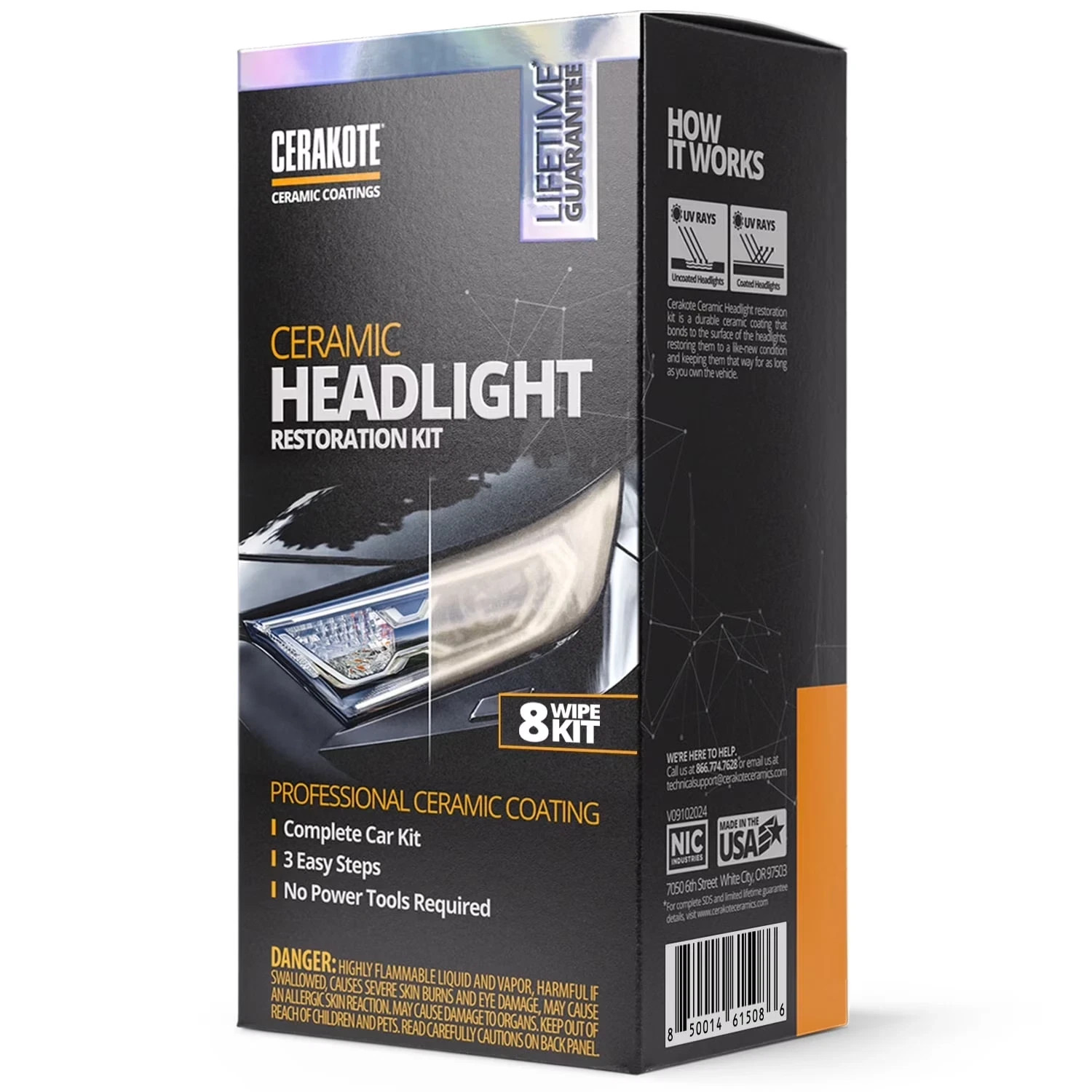 CERAKOTE Ceramic Headlight Restoration Kit FREE SHIPPING