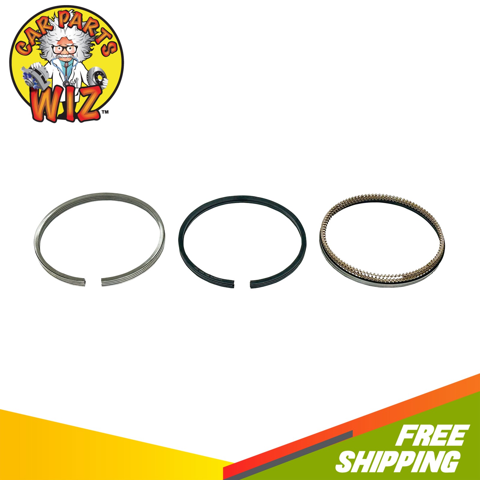 Engine Piston Ring Set Fits 85-89 Nissan 720 D21 Pathfinder 2.4L Z24 Z24I