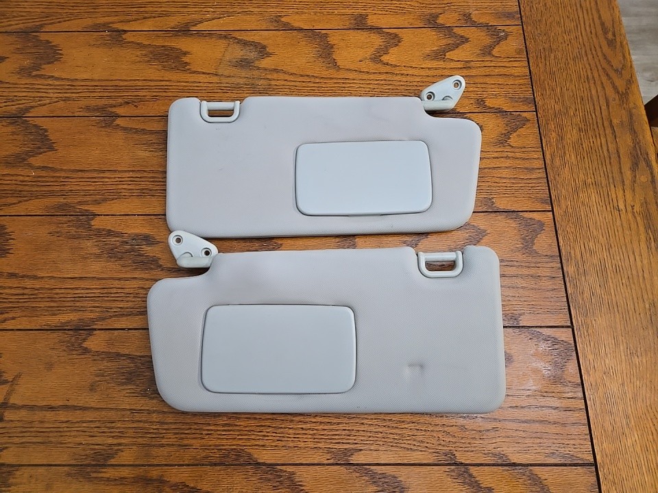 2012 2013 2014 Subaru IMPREZA Driver & Passenger Side Pair Sun Visor Gray OEM
