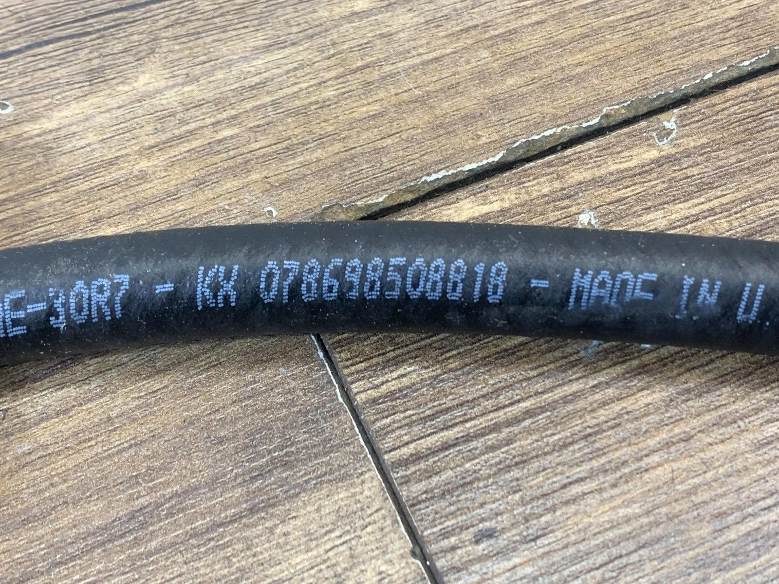 KX Black Rubber/PVC Automotive Fuel Line Hose 3/8 in 078698508818 New