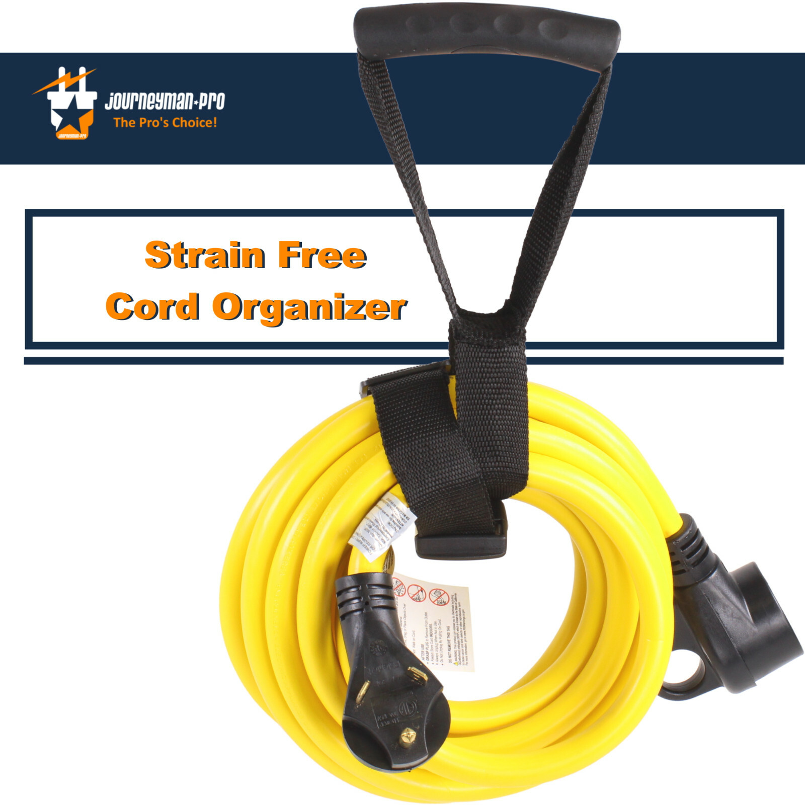 RV Power Cord 15 Foot 30 Amp 125V Cable Twist Lock Connector TT-30P/TT-30R FT