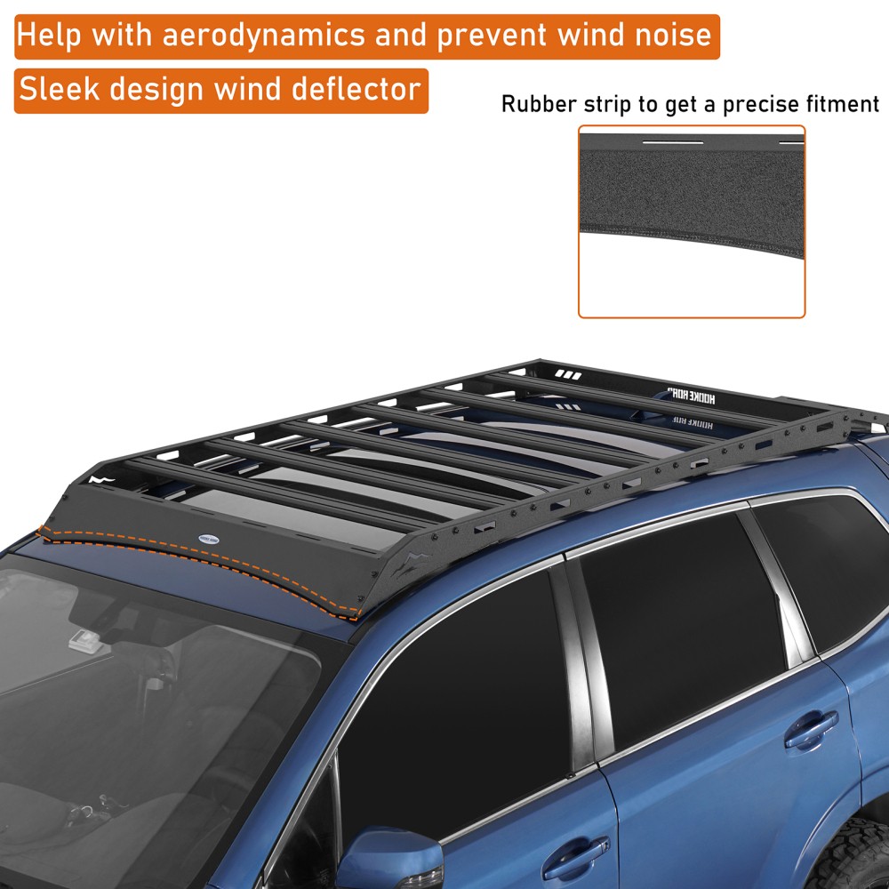Hooke Road Steel Roof Rack w/Aluminum Cross Bars for Subaru Forester 2014-2018