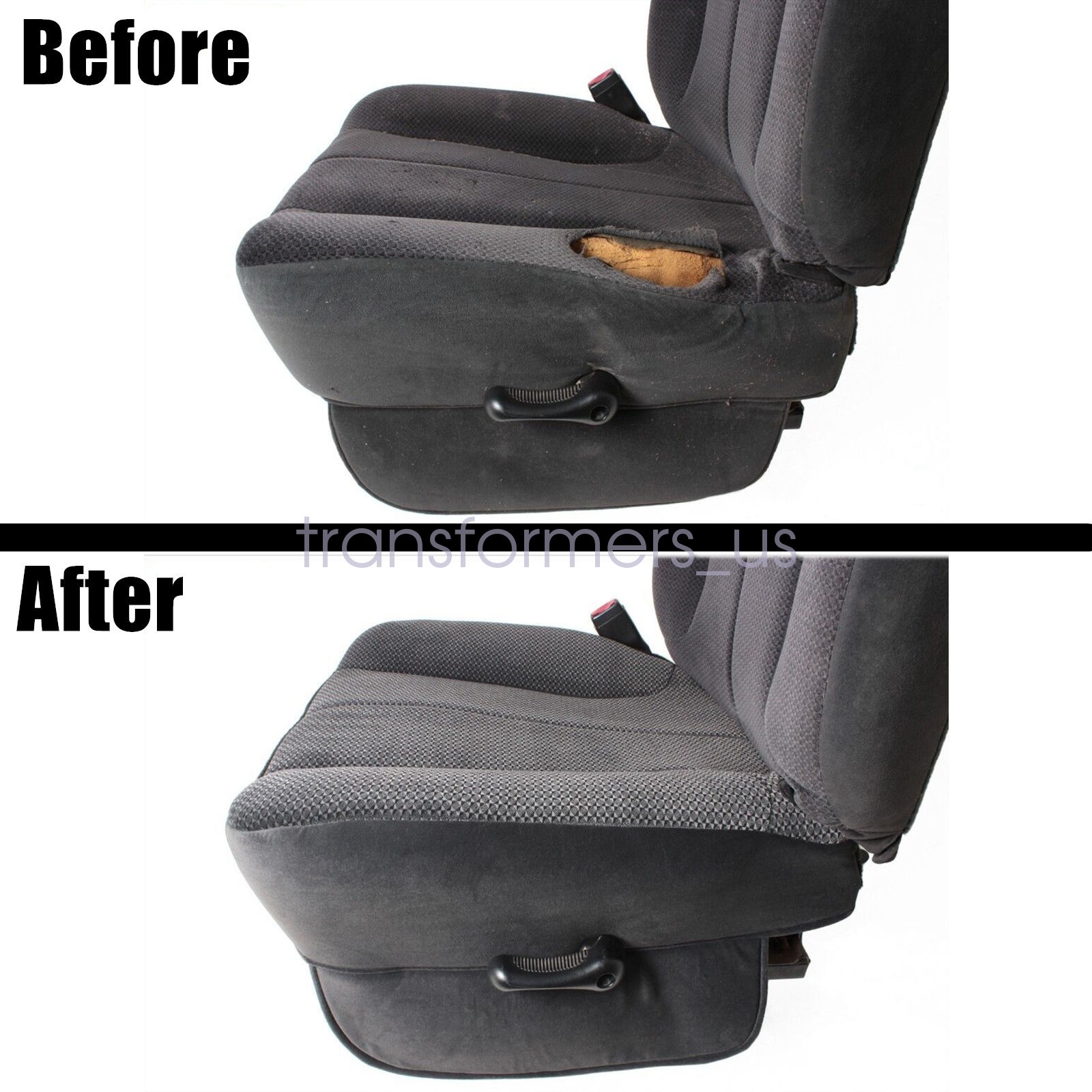 For 2002-2005 Dodge Ram 1500 2500 Driver Bottom Cloth Seat Cover & Foam Cushion