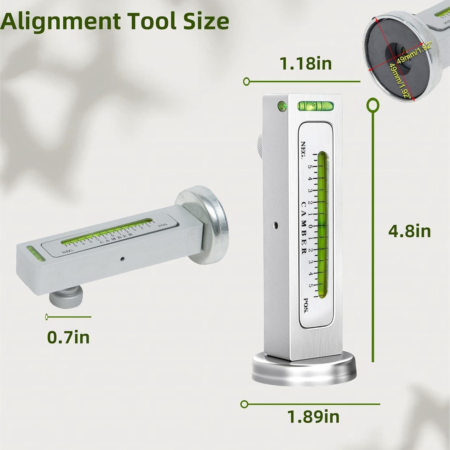 Expert-Level Wheel Alignment Kit for Cars, Trucks & RVs – Compact Design