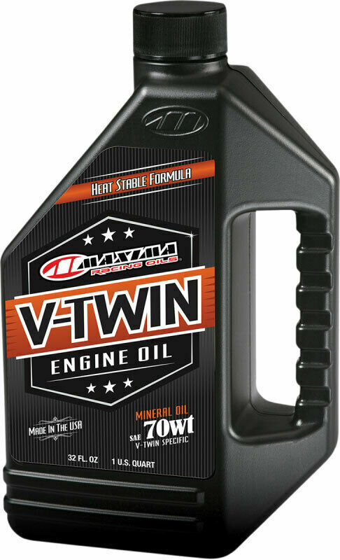 Maxima Racing Oil V-Twin Motorcycle 4-Stroke Motor Oil | 70W | 1 Qt | 30-09901