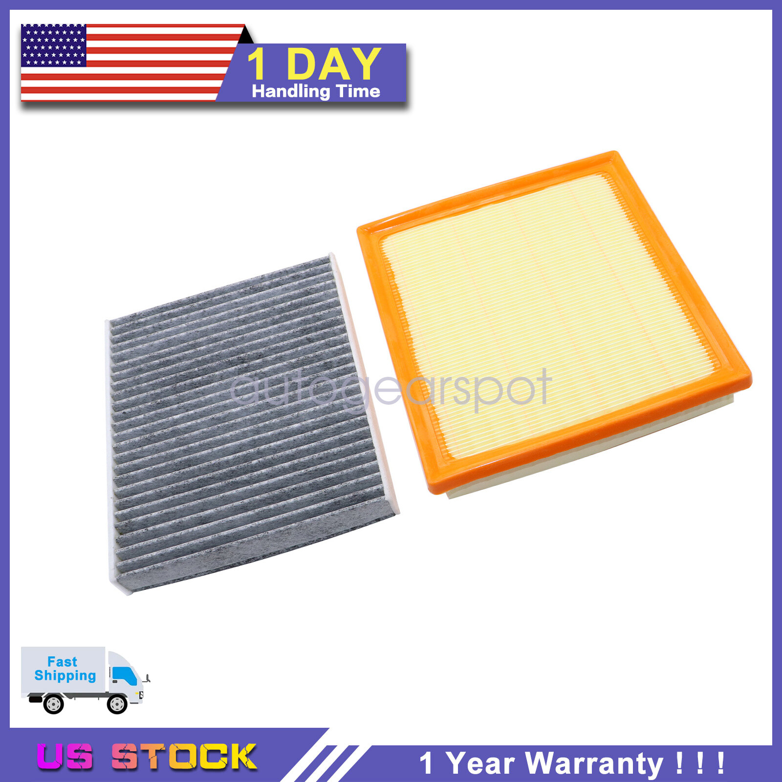 16546-AA150 Engine &CARBON Cabin Air Filter Fit IMPREZA ASCENT CROSSTREK NEW