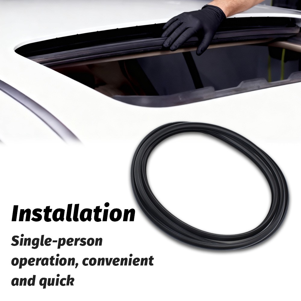Sunroof Glass Seal Sliding Roof Weatherstrip Seal For 2005-2017 Toyota Avalon