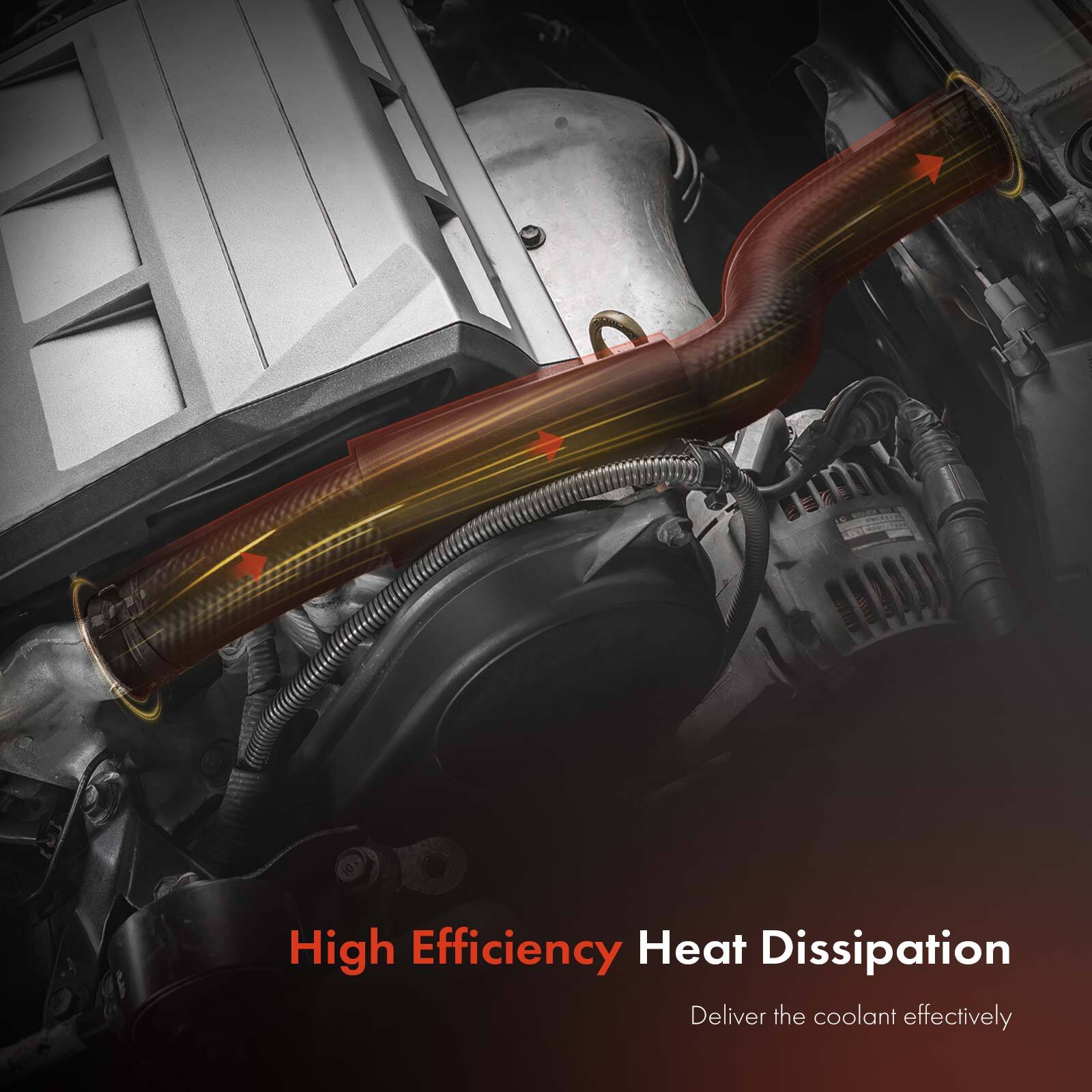 Lower Radiator Coolant Hose for BMW E70 X5 2010-2013 E71/E72 X6 2008-2014 4.4L