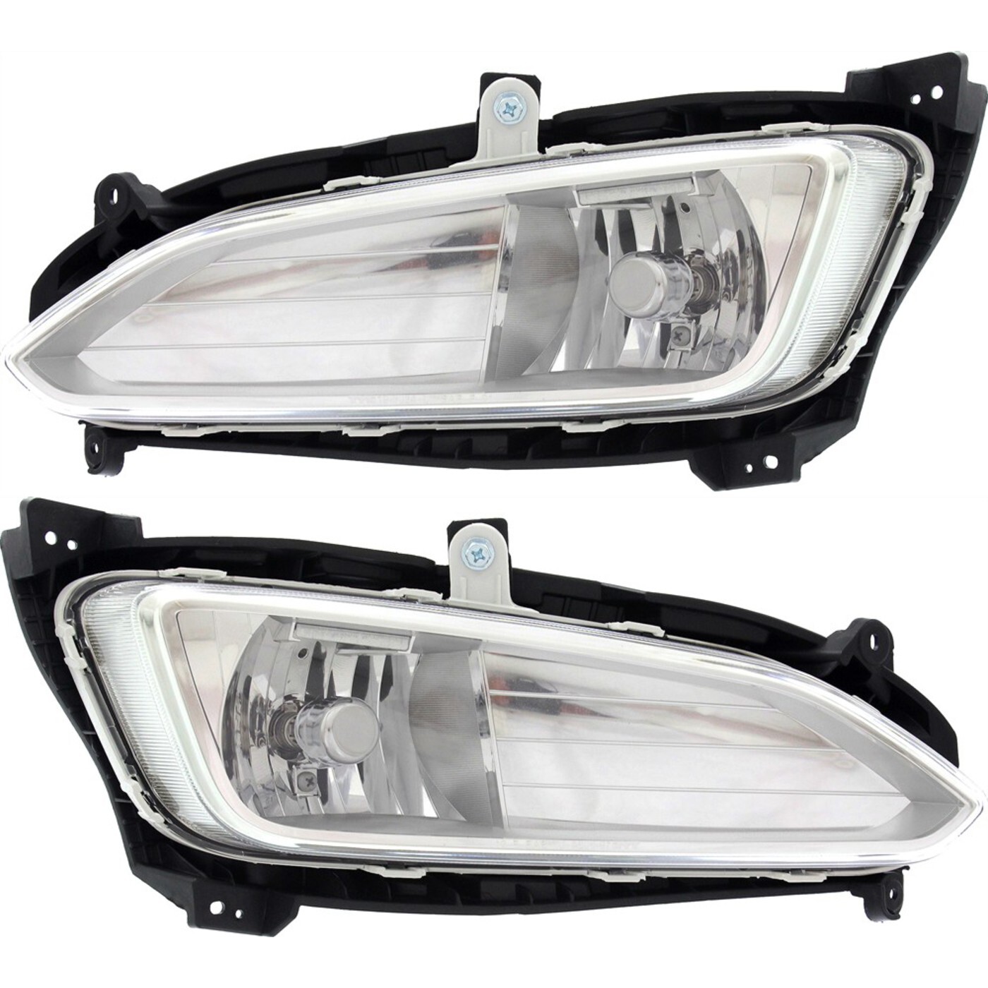 Front Driving Fog Light Lamp Assembly LH RH Kit Pair for Hyundai Sante Fe Sport