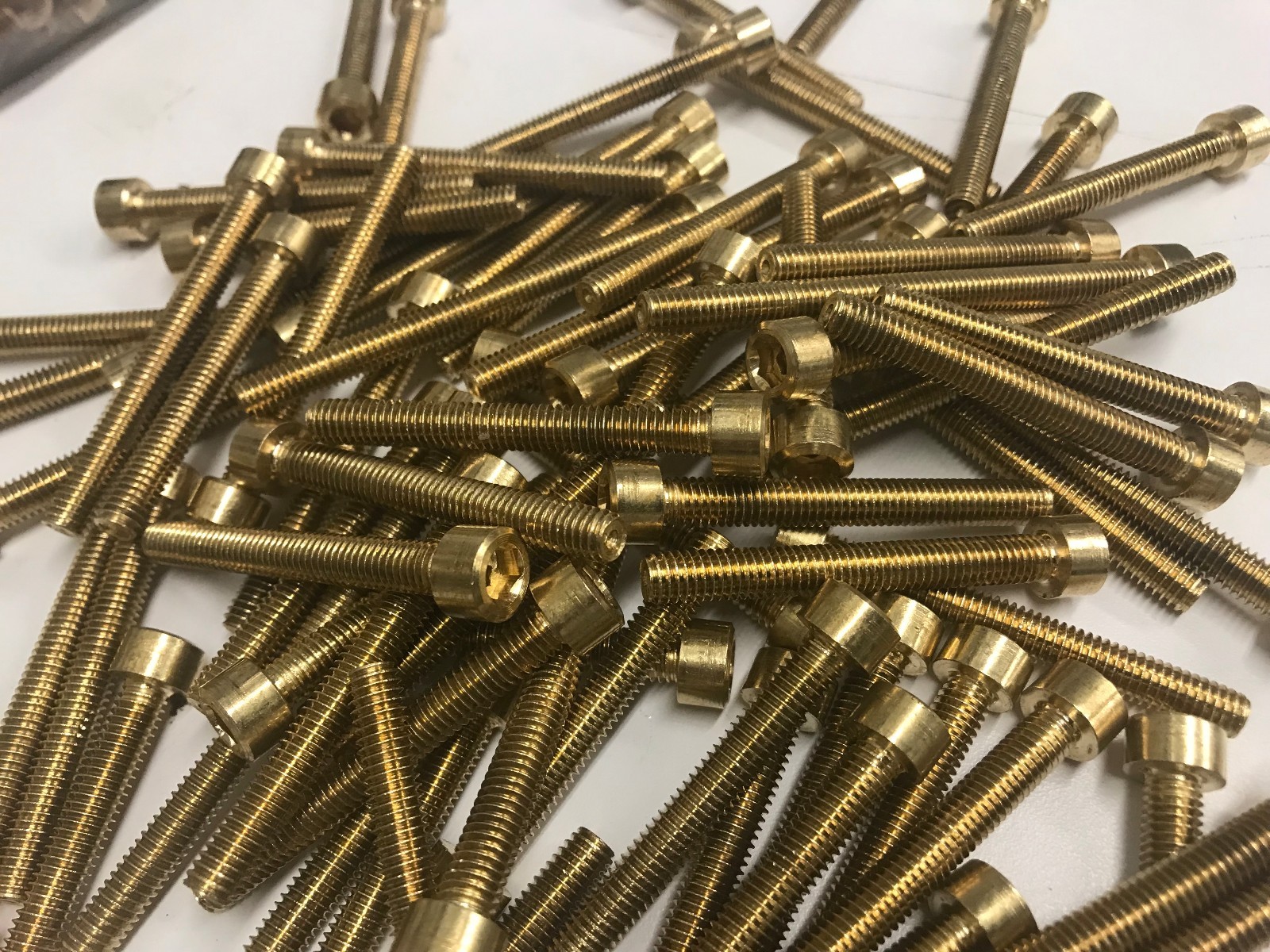 HONDA SHADOW VLX600 BRASS ENGINE ALLEN BOLT KIT chopper bobber vt600c vlx 600