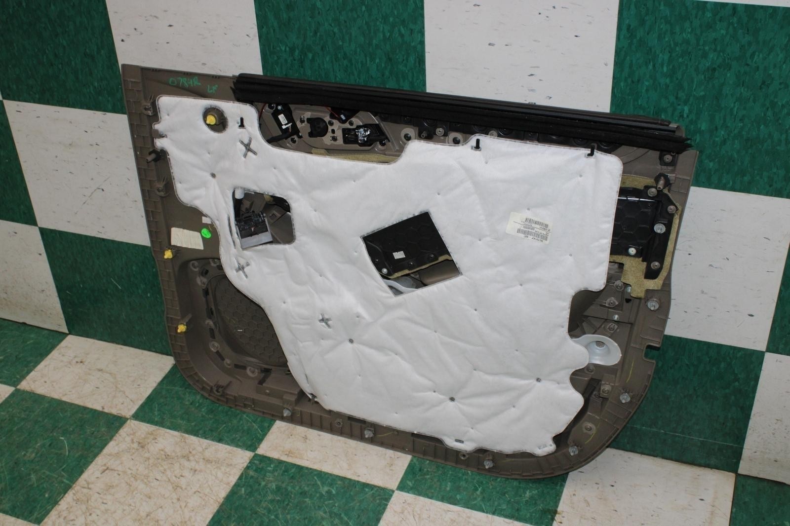 15-20 Suburban 1500 Cocoa Dune Woodgrain Front LF Door Trim Panel Factory Driver