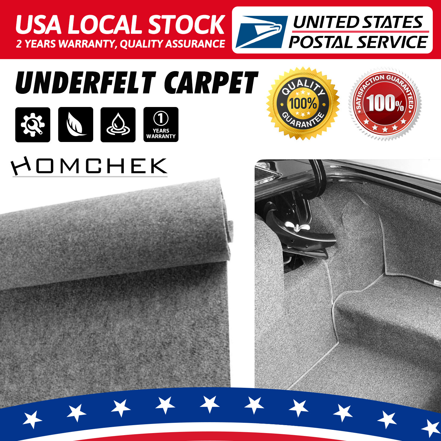 79″×39″ Mid Grey Carpet Resists Stains Nonwoven Liner upholstery Fabric 21.5Sqft