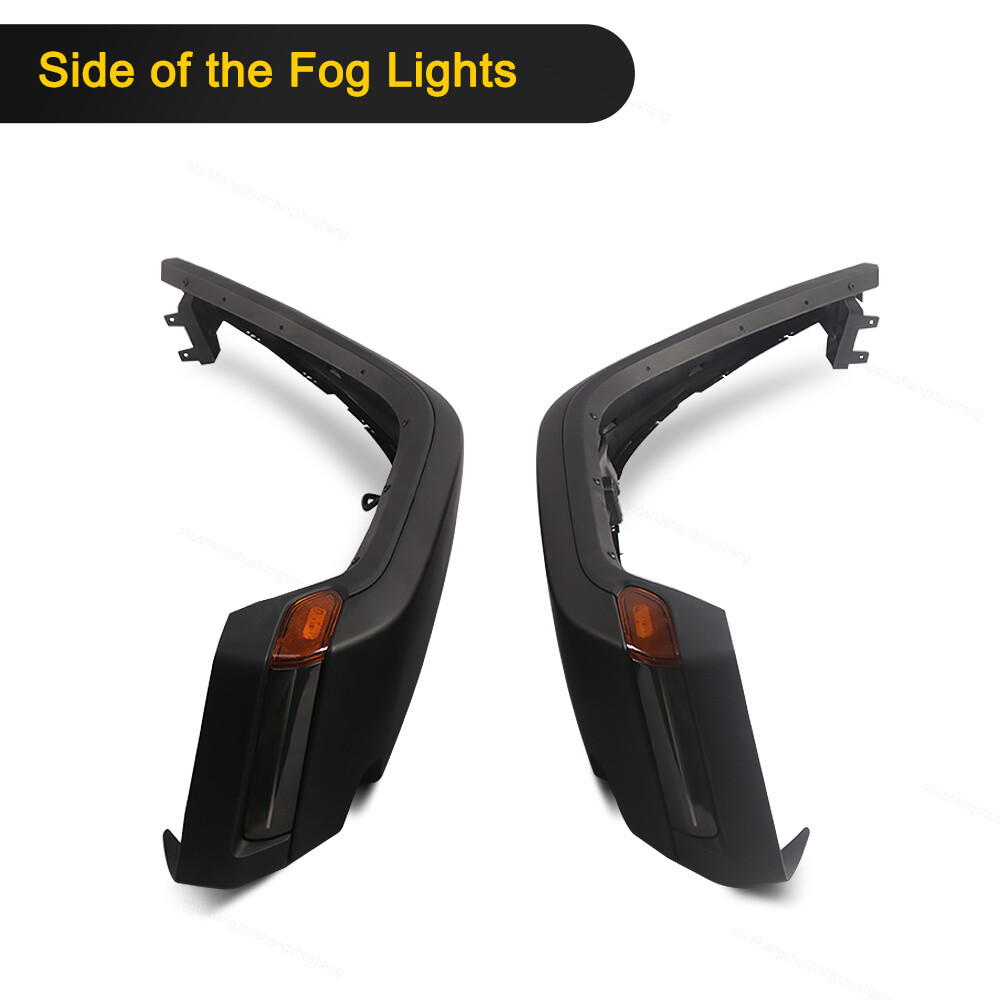 Fender Flares W/ Light & Inner For 2018 2019 2023 Jeep Wrangler JL JLU RUBICON